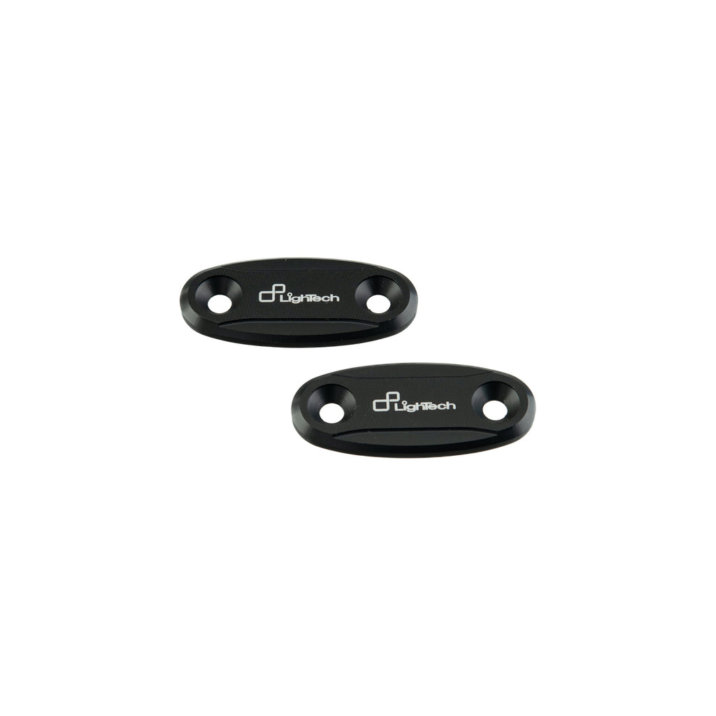 Lightech Coppia Tappi Sede Specchio - Nero