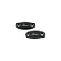 Lightech Coppia Tappi Sede Specchio - Nero