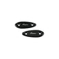 Lightech Coppia Tappi Sede Specchio - Nero