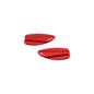 Lightech Coppia Tappi Sede Specchio - Rosso