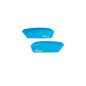 Lightech Coppia Tappi Sede Specchio - Cobalto