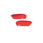 Lightech Coppia Tappi Sede Specchio - Rosso