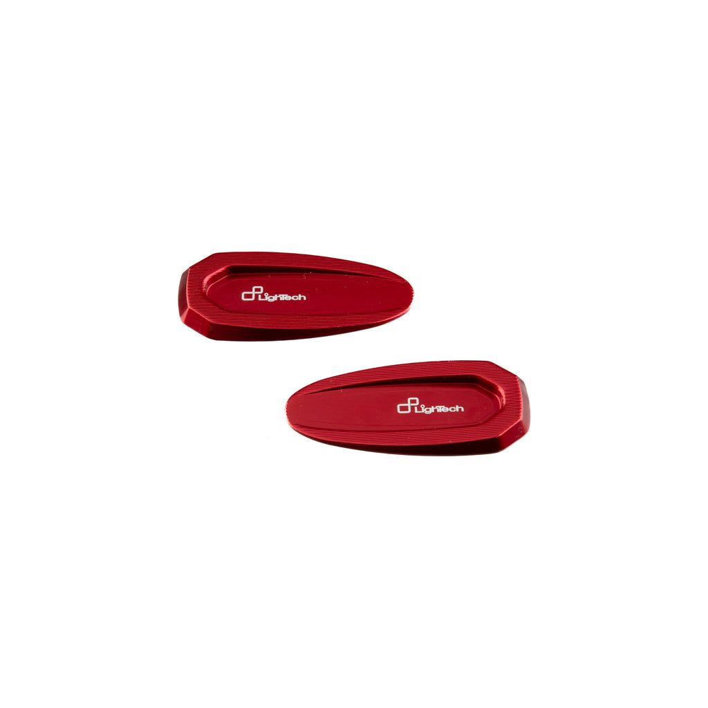 Lightech Coppia Tappi Sede Specchi - Rosso