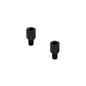 Lightech Coppia Adattatori Specchio Con Filetto (Da M10 X 1,25 Femmina A M10 Maschio Dx+sx9) - Nero