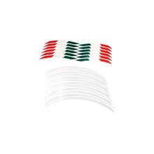Carica l&#39;immagine nel visualizzatore di Gallery, Lightech Kit Profili Ruote Bianco/Bandiera Italiana - nan