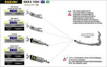 Carica l&#39;immagine nel visualizzatore di Gallery, ARROW IMPIANTO SCARICO SUZUKI GSX-S 1000 &#39;15/16 GSX-S 1000 &#39;17/20 