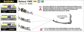 ARROW EXHAUST SYSTEM SUZUKI KATANA 1000 '19/20 