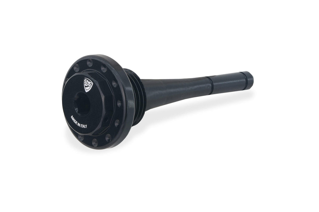 Tappo carico olio Exagon M18x1,5 con asta livello - Nero