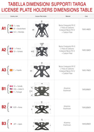 Lightech Portatarga Regolabile - nan
