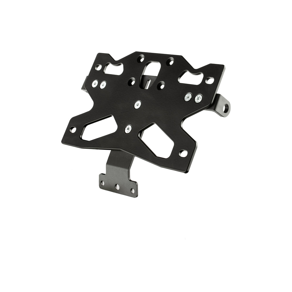 Lightech Supporto targa con staffe catadiottro e frecce inclusi (Mod. B1 Per Canada-Stati Uniti-Portogallo) - Nero