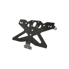 Carica l&#39;immagine nel visualizzatore Galleria, Lightech Supporto targa con staffe catadiottro e frecce inclusi (Mod. B3 Per Giappone) - Nero