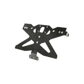 Lightech Supporto targa con staffe catadiottro e frecce inclusi (Mod. B3 Per Giappone) - Nero