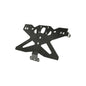 Lightech Supporto targa con staffe catadiottro e frecce inclusi (Mod. B3 Per Giappone) - Nero