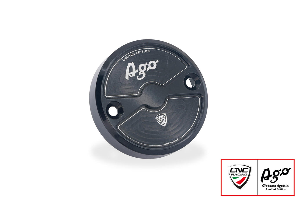 Tappo serbatoio fluido freno anteriore Ø56 - Giacomo Agostini Limited Edition - Nero