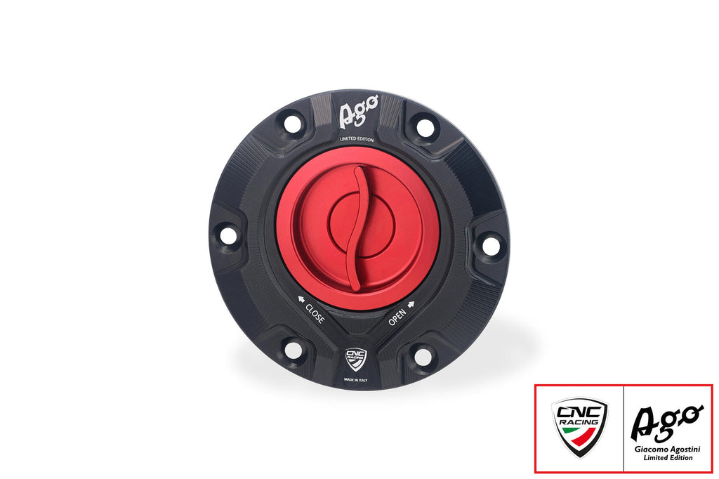 Tappo serbatoio carburante - Giacomo Agostini Limited Edition - Nero/Rosso