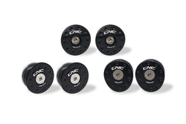 Kit tappi telaio MV Agusta - Tubi anteriori - Nero