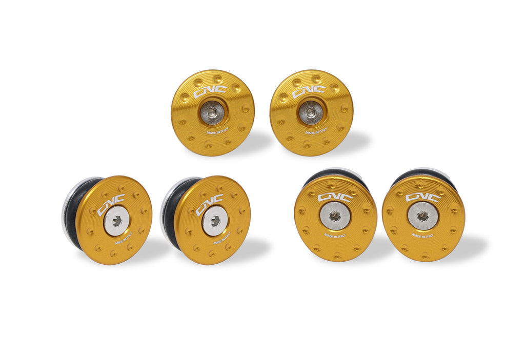 Kit tappi telaio MV Agusta - Tubi anteriori - Oro