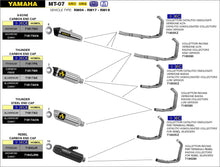 Carica l&#39;immagine nel visualizzatore Galleria, ARROW IMPIANTO SCARICO YAMAHA MT-07 &#39;14/16 - TRACER 700 &#39;16/17