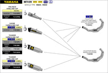 Carica l&#39;immagine nel visualizzatore Galleria, ARROW IMPIANTO SCARICO YAMAHA MT-09 &#39;13/20 - TRACER 900 GT - TRACER 900 &#39;15/20