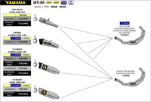 Carica l&#39;immagine nel visualizzatore di Gallery, ARROW IMPIANTO SCARICO YAMAHA MT-09 &#39;13/20 - TRACER 900 GT - TRACER 900 &#39;15/20