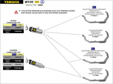 Carica l&#39;immagine nel visualizzatore di Gallery, ARROW IMPIANTO SCARICO YAMAHA MT-09 &#39;21/22