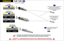 Carica l&#39;immagine nel visualizzatore Galleria, ARROW IMPIANTO SCARICO YAMAHA XJR 1300 &#39;07/17