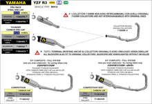 Carica l&#39;immagine nel visualizzatore di Gallery, ARROW IMPIANTO SCARICO YAMAHA YZF R3 &#39;19/20