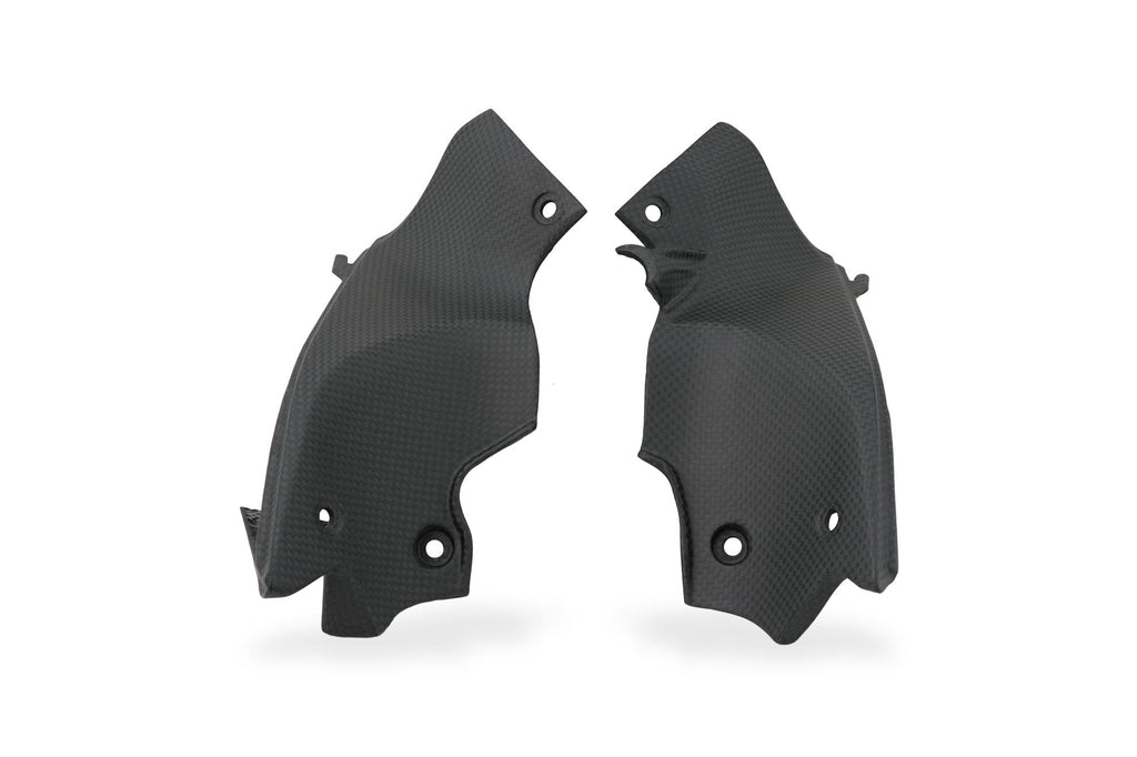 Cover cannotto di sterzo (SX + DX)  Ducati Streetfighter V2 - carbonio