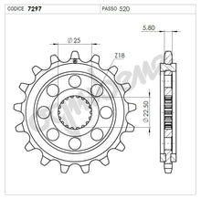 Carica l&#39;immagine nel visualizzatore Galleria, KIT TRASMISSIONE DID TRIUMPH  Bonneville 900 T100  Cod. 376192000