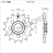 Carica l&#39;immagine nel visualizzatore di Gallery, KIT TRASMISSIONE TROFEO MV AGUSTA Cod. 255844000