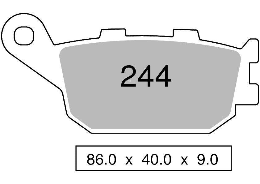 PASTIGLIE OGNIBENE NISSIN KAWASAKI ZX-6R 636