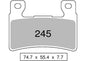 NISSIN HONDA CB 1100 BRAKE PADS 