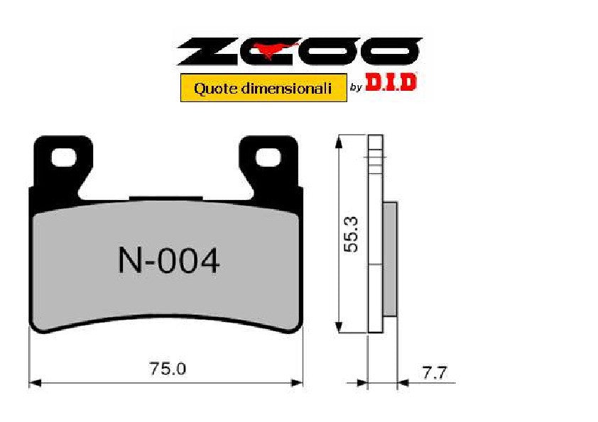 PASTIGLIE OGNIBENE ZCOO HONDA CB 1100