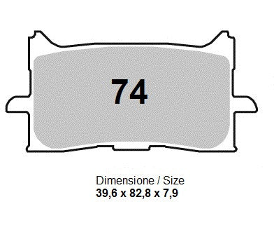 PASTIGLIE OGNIBENE TROFEO HONDA CB 125 R