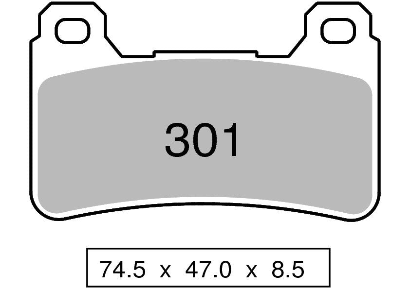 PASTIGLIE OGNIBENE NISSIN  HONDA CBR600RR