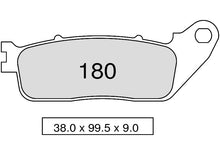 Carica l&#39;immagine nel visualizzatore di Gallery, PASTIGLIE OGNIBENE HONDA CrossRunner 800X 2017-2020