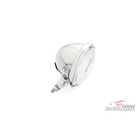 CUSTOM ACCES FARO FENDINEBBIA COLORE INOX - COD. FA0006J - Omologato. Lunghezza: 105 mm. Diametro: 115 mm, 4-1/2-E.