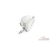 CUSTOM ACCES FARO FENDINEBBIA COLORE INOX - COD. FA0006J - Omologato. Lunghezza: 105 mm. Diametro: 115 mm, 4-1/2-E.
