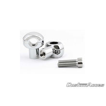 Carica l'immagine nel visualizzatore di Gallery, CUSTOM ACCES RISERS PER HARLEY DAVIDSON COLORE INOX