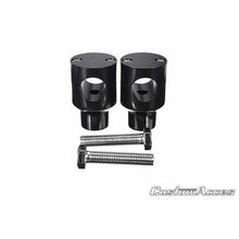 Carica l'immagine nel visualizzatore di Gallery, CUSTOM ACCES RISERS PER HARLEY DAVIDSON COLORE NERO-TO0002N