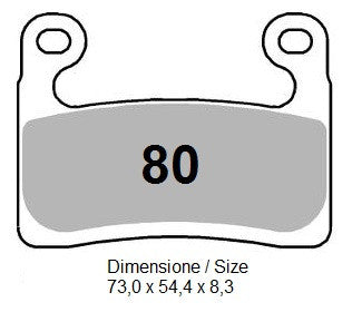 PASTIGLIE OGNIBENE TROFEO  BMW R1250 GS