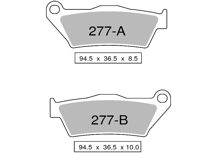 PASTIGLIE OGNIBENE NISSIN BMW K1300R/S