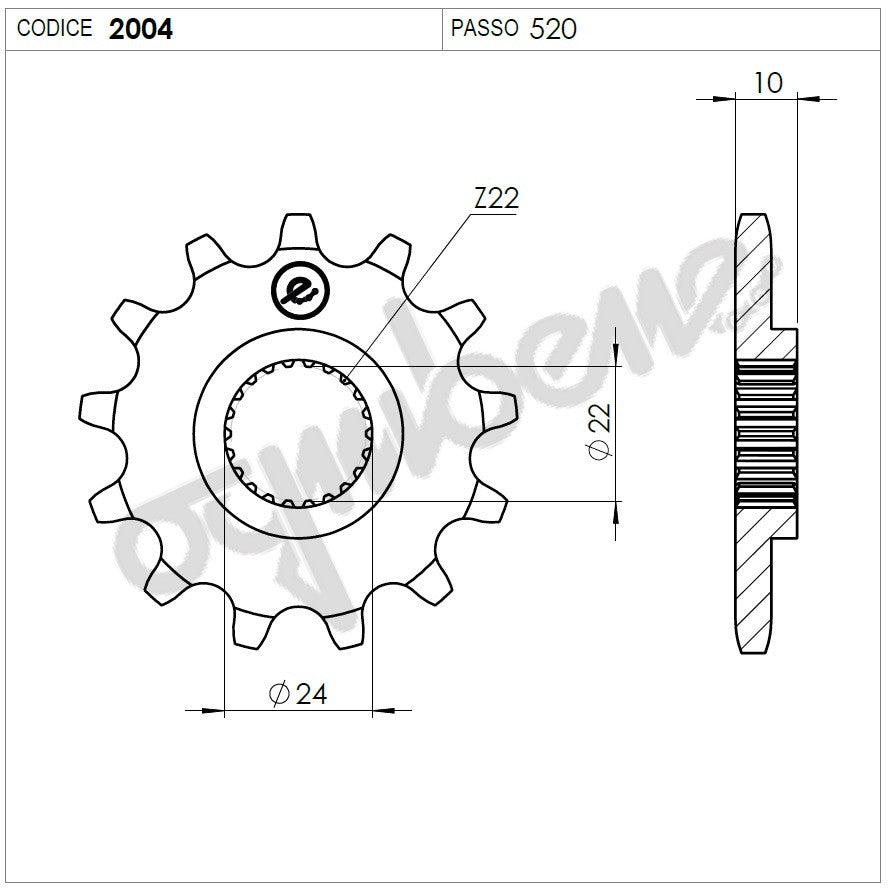 KIT TRASMISSIONE DID BMW Cod. 371302000