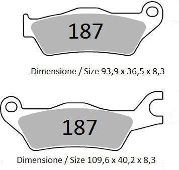 PASTIGLIE OGNIBENE TROFEO SUZUKI GSX 125