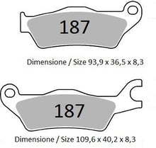 Carica l&#39;immagine nel visualizzatore di Gallery, PASTIGLIE OGNIBENE TROFEO SUZUKI GSX 125