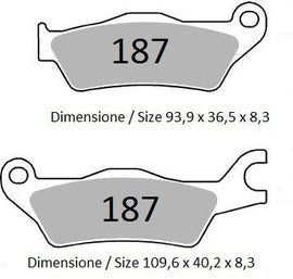 PASTIGLIE OGNIBENE TROFEO SUZUKI GSX 125