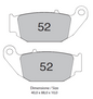 OGNIBENE HONDA MSX 125 BRAKE PADS 