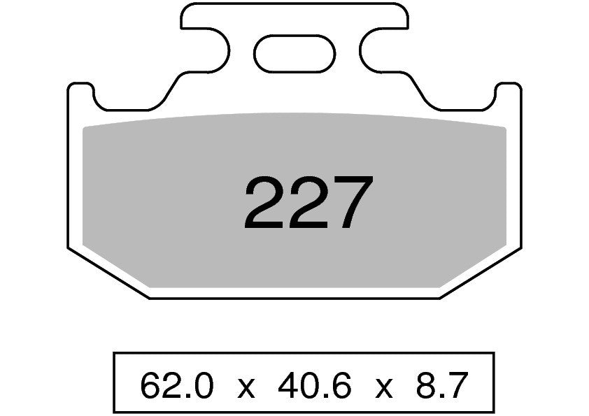 PASTIGLIE OGNIBENE NISSIN  YAMAHA MT 125 20/23