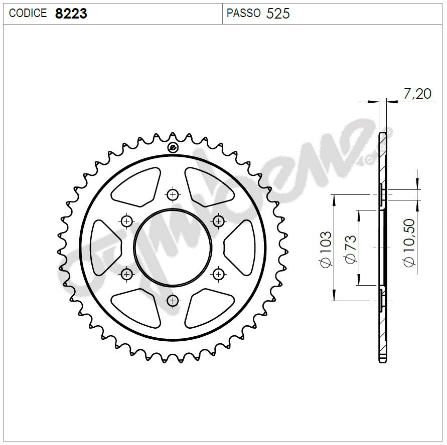 KIT TRASMISSIONE DID DUCATI Cod. 376157000