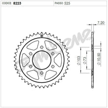 Carica l&#39;immagine nel visualizzatore di Gallery, KIT TRASMISSIONE TROFEO DUCATI Cod. 256157000